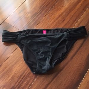 Victoria Secret Black swim bottoms Size Medium